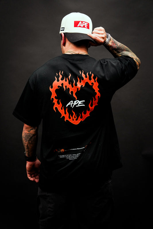 Blazing Heart T- Shirt